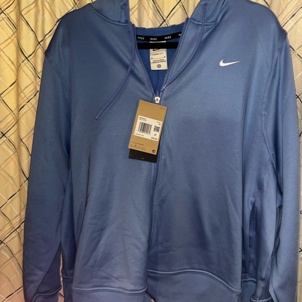 Nike Light Blue Therma-Fit Jacket